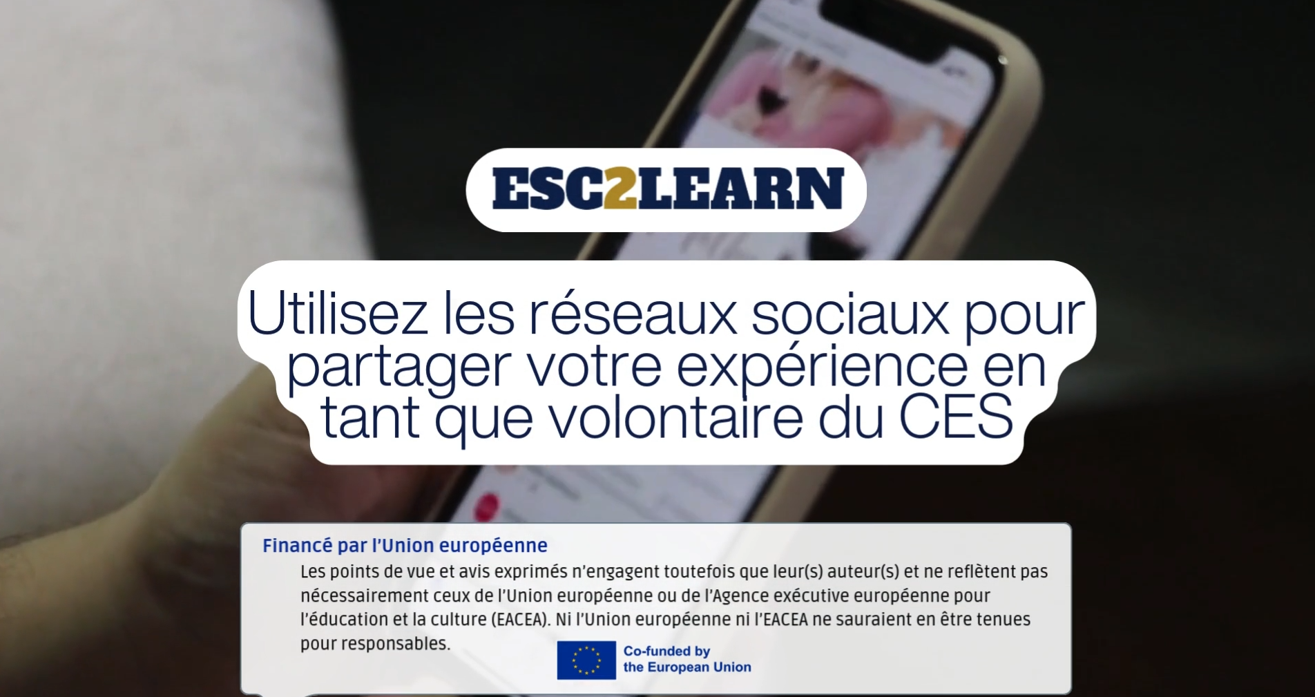2. FR Use social networks to share your experience as ESC volunteer